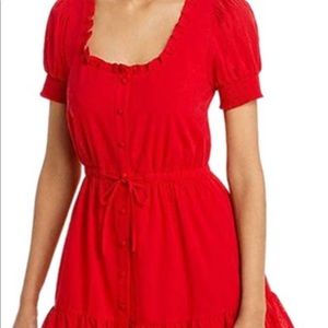 Alice + Olivia Red Mini Dress